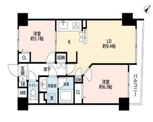 シーアイマンション本郷向丘の物件間取画像